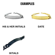 Load image into Gallery viewer, Horizontal curved bracelet (9mm x 43mm)