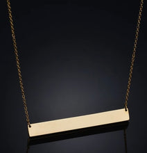 Load image into Gallery viewer, Horizontal personalized necklace