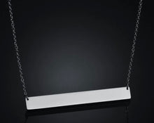 Load image into Gallery viewer, Horizontal personalized necklace