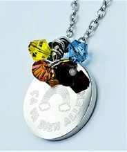 Load image into Gallery viewer, Circle pendant necklace