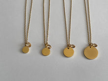 Load image into Gallery viewer, Circle pendant necklace