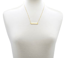 Load image into Gallery viewer, Horizontal personalized necklace