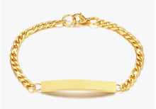 Load image into Gallery viewer, Horizontal curved bracelet (5mm x 35mm)