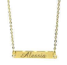 Load image into Gallery viewer, Horizontal personalized necklace