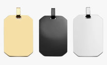Load image into Gallery viewer, Military tag necklace (20mm x 33mm)