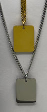 Load image into Gallery viewer, Rectangle pendant necklace (15mm x 22mm)
