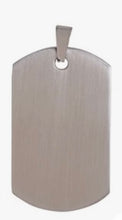 Load image into Gallery viewer, Military tag necklace (24mm x 40mm)