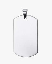 Load image into Gallery viewer, Military tag necklace (24mm x 40mm)