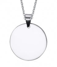 Load image into Gallery viewer, Circle pendant necklace