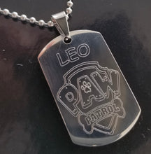 Load image into Gallery viewer, Military tag necklace (24mm x 40mm)
