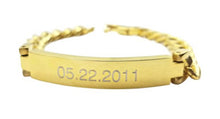 Load image into Gallery viewer, Horizontal curved bracelet (9mm x 43mm)
