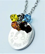Load image into Gallery viewer, Circle pendant necklace
