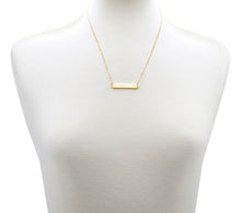 Load image into Gallery viewer, Horizontal personalized necklace

