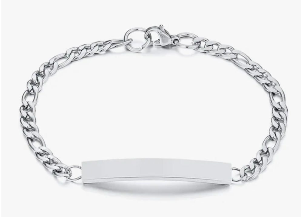 Horizontal curved bracelet (5mm x 35mm)