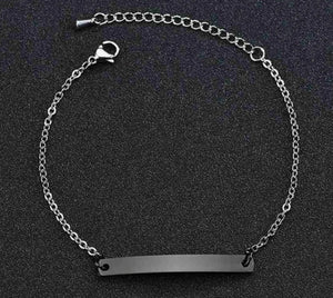 Horizontal curved bracelet (8mm x 31.5mm)