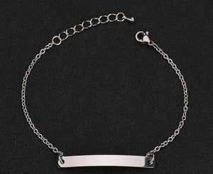 Horizontal curved bracelet (8mm x 31.5mm)