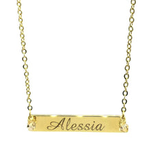 Load image into Gallery viewer, Horizontal personalized necklace

