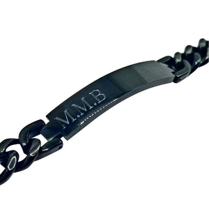 Horizontal curved bracelet (9mm x 43mm)